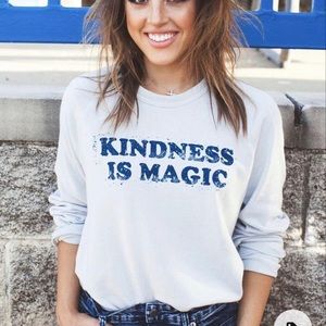 The Light Blonde Kindness is Magic Long Sleeve Size L Large